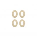 F-00022-02C Oval adhesive felt pad with central hole Bunion Pads