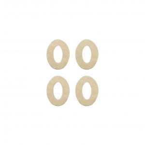 F-00022-02C Oval adhesive felt pad with central hole Bunion Pads